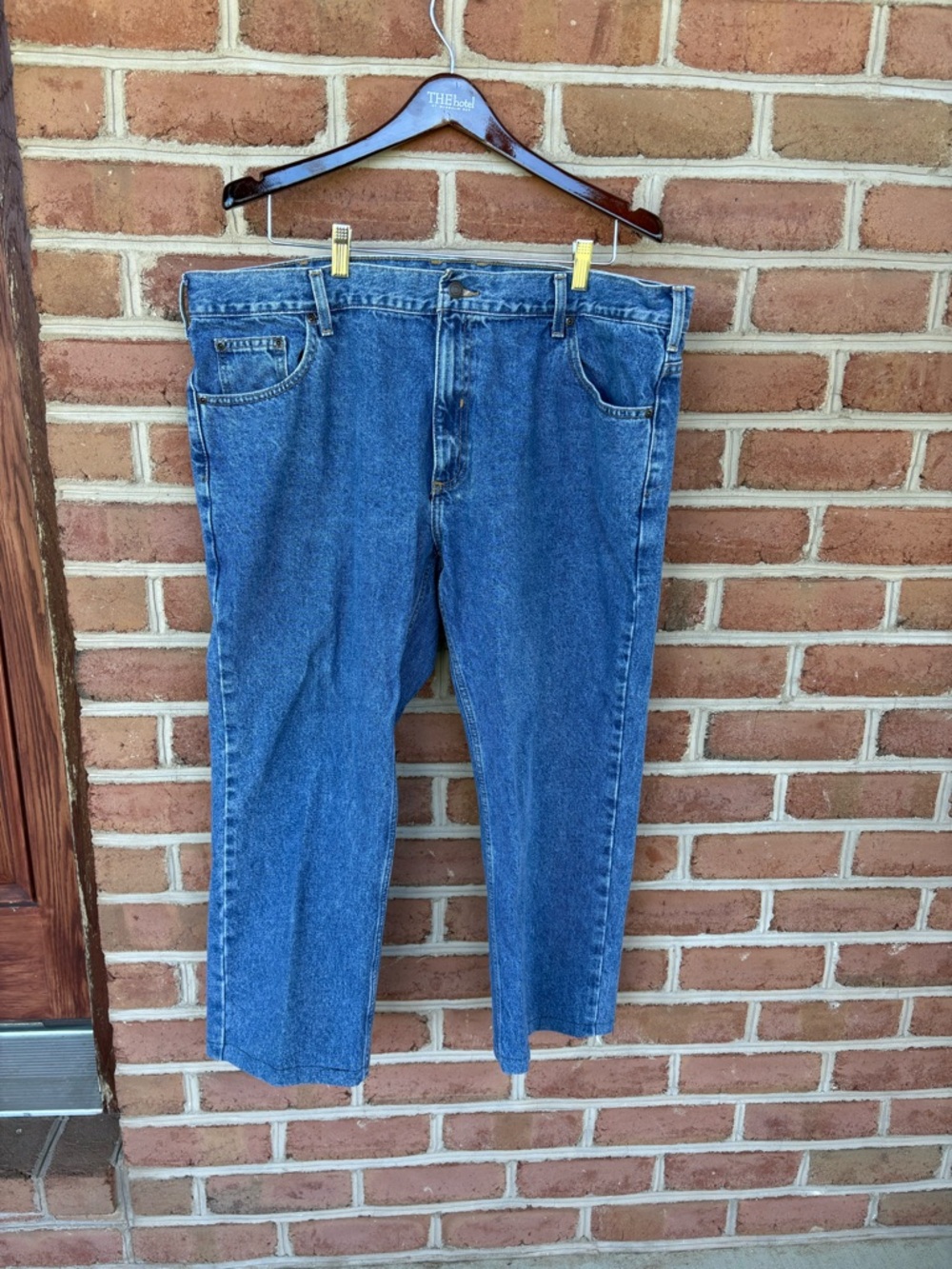 Relaxed Fit Men's Denim Jeans in Blue - Classic Everyday Style